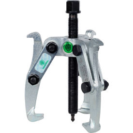 Puller with 3 Reversible Double-End Jaws, 5.5 Ton Capacity, 5-7/8" Opening, 3-3/8" Reach