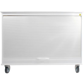 MRI Cayman Lab Island Cart, 47-7/8"L x 23-7/8"W x 34-7/8"H, White