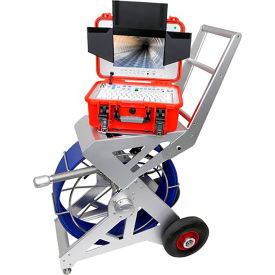 Sewer Camera System w/ 10" LCD Monitor, Keyboard Pad & 200'L Cable