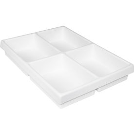 4 Compartment Drawer Organizer for Core Carts, 11-1/2"L x 15-1/4"W x 2-3/8"H