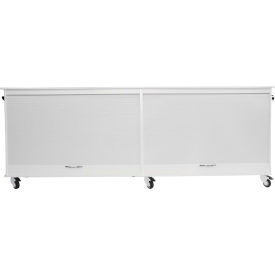 Angled Pipette Cart, 94"L x 23-7/8"W x 35-1/2"H, White