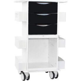 Core DX Cart w/ Sliding Door, 22-7/8"L x 19-1/2"W x 35-5/8"H, White