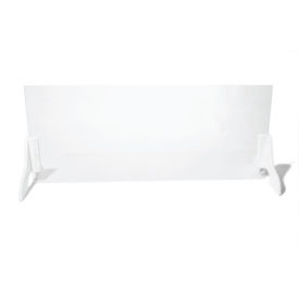 Biohazard Shield, Free Standing, 40"W x 14"D x 16-1/8"H, Clear