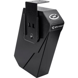 Quick Access Pistol Keypad Safe, 7-1/2"W x 3"D x 13-1/2"H, Black
