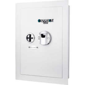 Biometric Wall Safe, 3-3/4"W x 15-7/16"D x 20-3/4"H, White