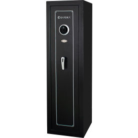 Large Biometric Keypad Rifle Safe, 15-7/8"W x 15-1/16"D x 55-1/8"H, Black