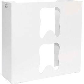 Double Tooth Glove Box Dispenser, 10-3/4"W x 3-3/4"D x 10-1/8"H
