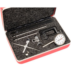 Back Plunger Dial Indicator, Antimagnetic, .200" Range, 0-100 Dial Face