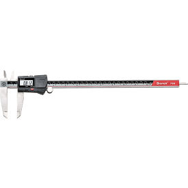 Electronic Slide Caliper, Stainless Steel, 0-12" Range, .0005" Resolution