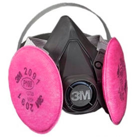 Half Facepiece Reusable Respirator Assembly, P100, Large