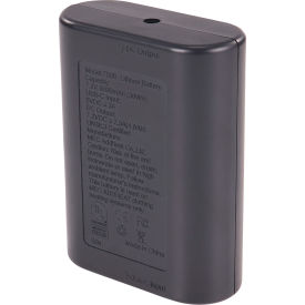 N-Ferno 6495B Portable Battery Power Bank with USB-C Cord, Black