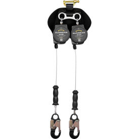 Guardian® CR3-Edge Personal SRL, Twin-Leg, Galvanized Cable, Aluminium Snap Hook, 8'L