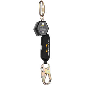 CR5 Self-Retracting Lifeline, Single-Leg, HMPE Webbing, Steel Tie-Back Hook, 6'L
