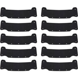 Skullerz 8990 Lightweight Hard Hat Sweatband Replacement, Black, Pack of 10