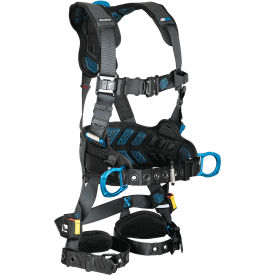 FallTech FT-One Full Body 3D Belted Harness, Quick Connect Chest & Tongue Buckle Legs.