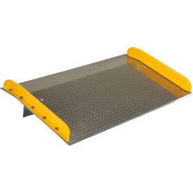 Aluminum Dock Board with Steel Safety Curb, 60"W x 36"L, 20000 lb. Capacity
