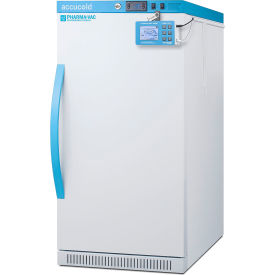 Vaccine Freezer, Solid Door, NIST DDL Factory Installed, 2.47 Cu. Ft. Capacity, White