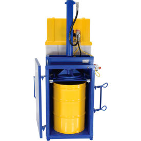 High Cycle Hydraulic Drum Crusher & Compactor, 3 Phase, 208V, 38,000 lb. Capacity
