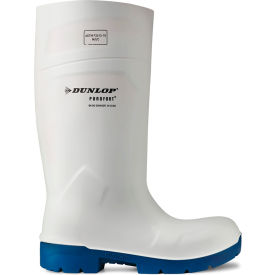 FoodPro Purofort Multi Grip Safety Boots, Lug Outsole, Steel Toe, Size 7, 14"H, White