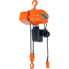 Economy Electric Chain Hoist, 2 Ton Capacity, 15' Lift, 8.5 FPM, 220V