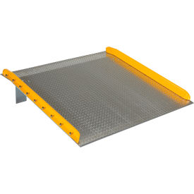 Aluminum Dock Board with Steel Safety Curb, 60"W x 60"L, 10000 lb. Capacity