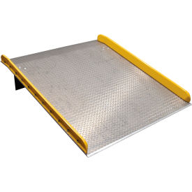 Aluminum Dock Board with Steel Safety Curb, 60"W x 72"L, 15000 lb. Capacity