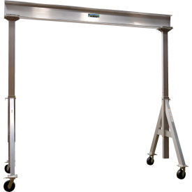 Adjustable Height Aluminum Gantry Crane, 6000 lb. Capacity, 12'W x 13-3/16'H