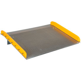 Aluminum Dock Board with Steel Safety Curb, 60"W x 48"L, 20000 lb. Capacity