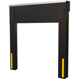 Dock Seal/Shelter Combination, 40 oz. Capacity, 12" Projection, 9-1/2'W x 10-1/2'H, Black