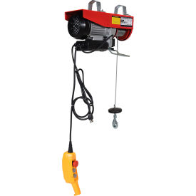 Mini Electric Cable Hoist, 3/8 Ton Capacity, 36' Lift, 30 FPM, 115V