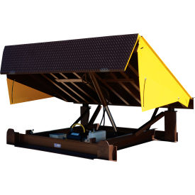 Electric Hydraulic Dock Leveler, 62"L x 86"W, Steel, 20,000 lb. Capacity