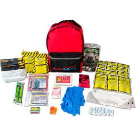 3 Day Fire/Blackout Emergency Kit, 2 Person Backpack, 41 Pieces