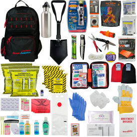 3 Day Elite Emergency Survival Kit, 2 Person Backpack, 44 Pieces