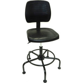 Workbench Chair, Polyurethane, Black