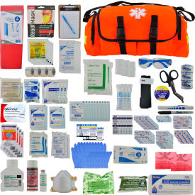 3 Day Deluxe Trauma Emergency Kit, 4 Person Duffle Bag, 66 Pieces