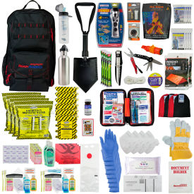 3 Day Elite Emergency Survival Kit, 4 Person Backpack, 112 Pieces