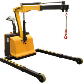 Adjustable Electric Powered Floor Crane, 2500 lb. Retracted Capacity