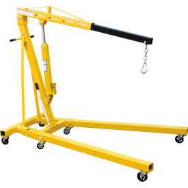 Shop Crane Engine Hoist with Foldable Legs, 2 Ton Capacity