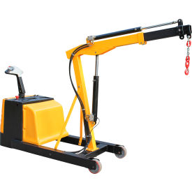 Electric Powered Counter Balanced Floor Crane, 1500 lb. Retracted Capacity