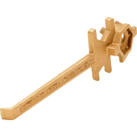 Straight Drum Bung Nut Wrench, Non-Sparking, Alloy, Bronze