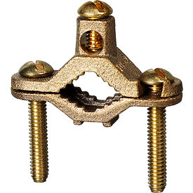 Bare Ground Clamp, Bronze, 3/8"-1, 25 Pack