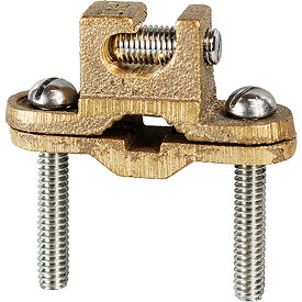 Bare Ground Clamp w/ Lay in Lug, Bronze, 3/8"-1, 25 Pack