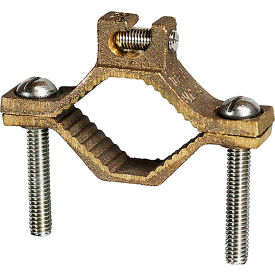 Bare Ground Clamp w/ Lay in Lug, Bronze, 1-1/4"-2, 5 Pack