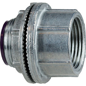 Weathertight Hub, Zinc Alloy, 1", 10 Pack