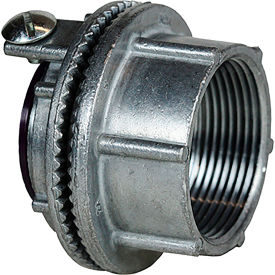 Weathertight Hub w/ Grounding Lug, Zinc Alloy, 1-1/2", 5 Pack