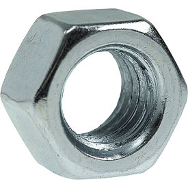 Hex Nut, Grade 2, Carbon Steel, 3/8"-16, Tuff 100 Pack