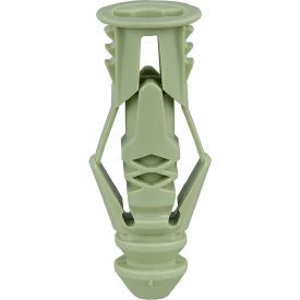 Triple Grip Plastic Anchor, #12, Green, 50 Pack