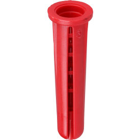 Conical Plastic Anchor, #12, #14, #16 sizes, Red, 50 Pack