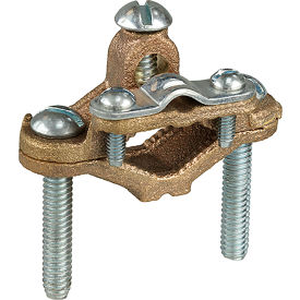 Armored Ground Clamp, Bronze, 1-1/4"-2, 25 Pack
