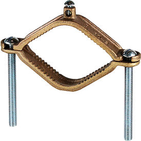 Bare Ground Clamp, Bronze, 4-1/2"-6, 5 Pack